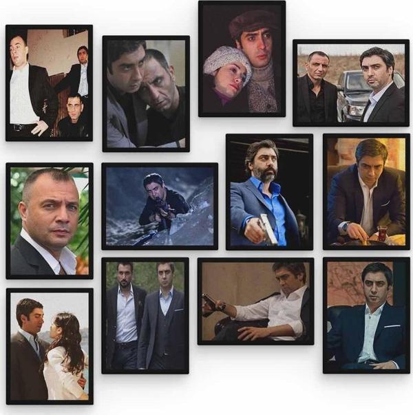 Polat Alemdar 12 Parça Ahşap Mdf Tablo Zlltb335 - Image 1