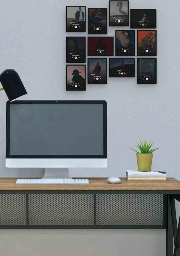 Rap Spotify 12 Parça Mdf (ahşap) Tablo Ofis Boyu  - Image 1