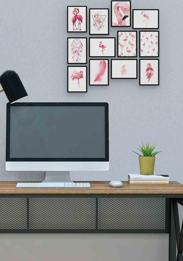 Flamingo 12 Parça Mdf (ahşap) Tablo Ofis Boyu  - Image 1