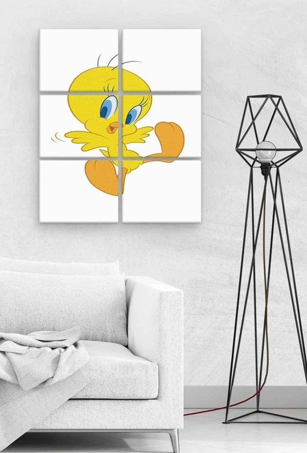 Tweety Bll2735 6 Parça Ahşap Mdf Tablo Nhl7232 - Image 1