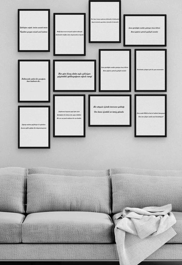 Yıldız Tilbe 12 Parça Ahşap Mdf Tablo Zlltb166 - Image 1