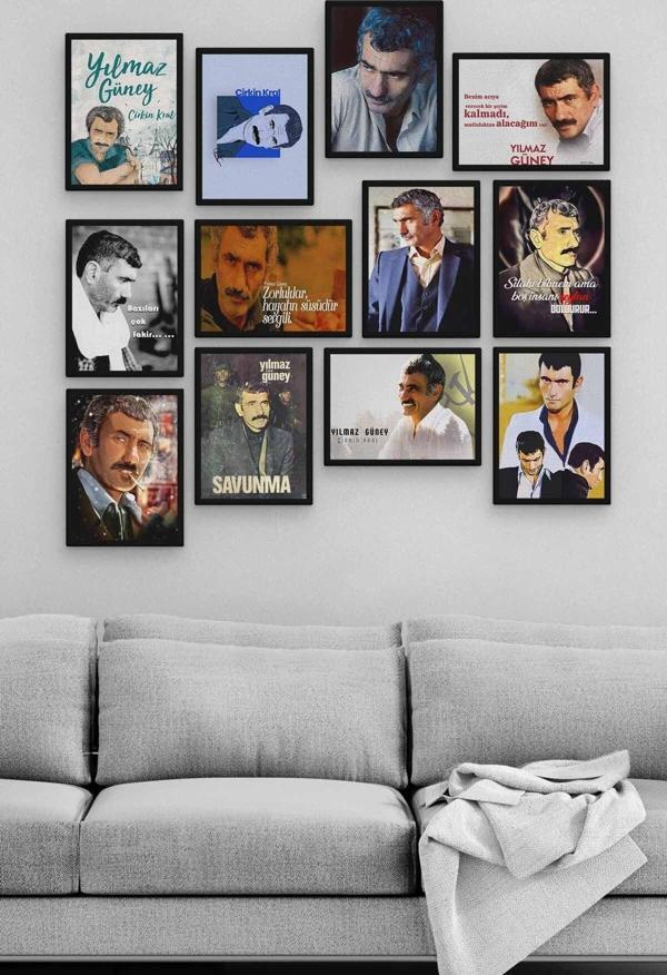 Yılmaz Güney 12 Parça Ahşap Mdf Tablo Tgtb1263 - Image 1