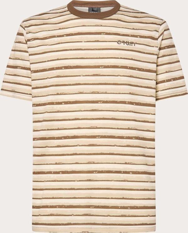 Oakley BLURRRED STRIPES TEE Erkek T-Shirt OAK.FOA405507-OAK.BAI - Image 1