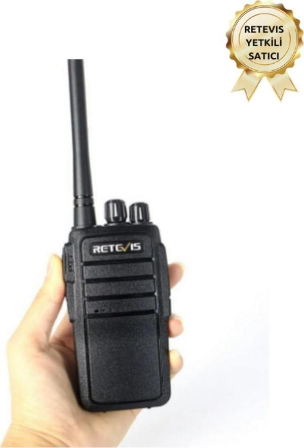 Retevis Rt21 Walkie Talkie,Yetişkinler İçin Şarj Edilebilir Amatör Telsiz (Siyah, 2'Li Paket)Telsiz - Image 1