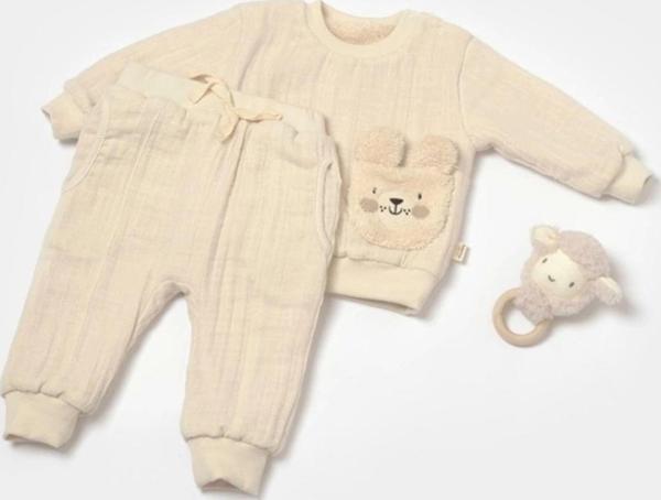 Baby Cosy Organik Alt & Üst Takım Taş 12-18 Ay - Image 1