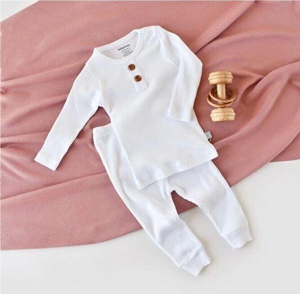 Baby Cosy Modal Alt&Üst Takım Beyaz - Csym11511 - Rebebe Beyaz 6-9 Ay - Image 1