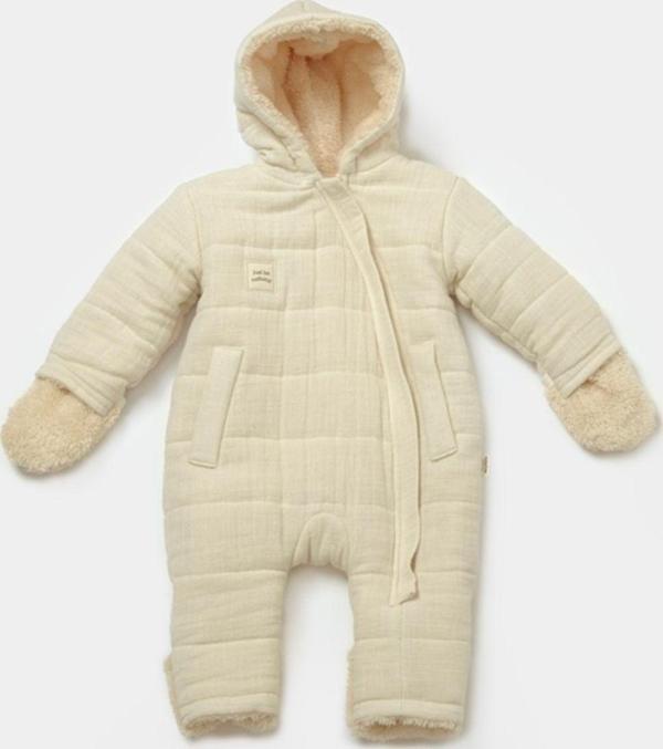 Baby Cosy Bebek Astronot Tulumu, %100 Pamuk, Bebek Ve Yenidoğan Serisi - Csym7051 Taş 12-18 Ay - Image 1
