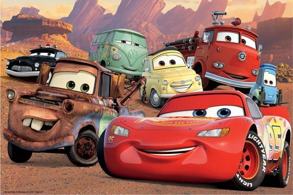 Prime 3D Disney Cars Puzzle 200 Parça 33037 - Image 1