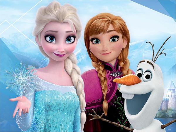Prime 3D Disney Frozen Çift Taraflı Puzzle 300 Parça 37554 - Image 1