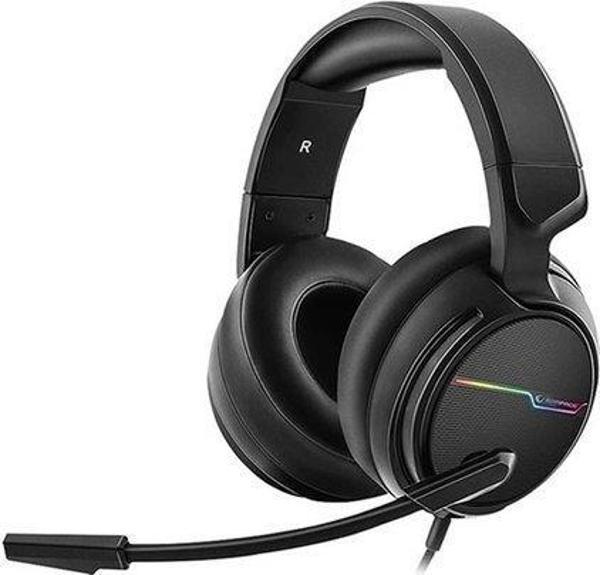 Rampage RGW9 Comfort Usb 7.1 Surround Sound RGB Mikrofonlu Oyuncu Kulaklık - Siyah - Image 1