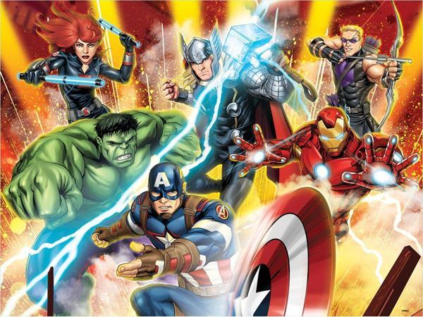 Prime 3D Marvel Avengers Çift Taraflı Puzzle 500 Parça 37556 - Image 1