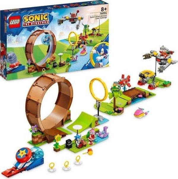 LEGO Sonic's Green Hill Zone Loop Challenge 76994 +8 Yaş (802 Parça) - Image 1