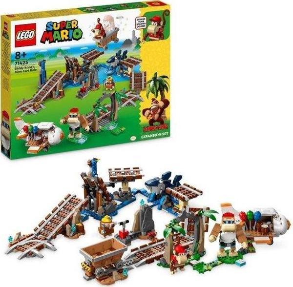 Lego Super Mario-Diddy Kong'un Maden Arabası Ek Macera Seti 71425 - Image 1