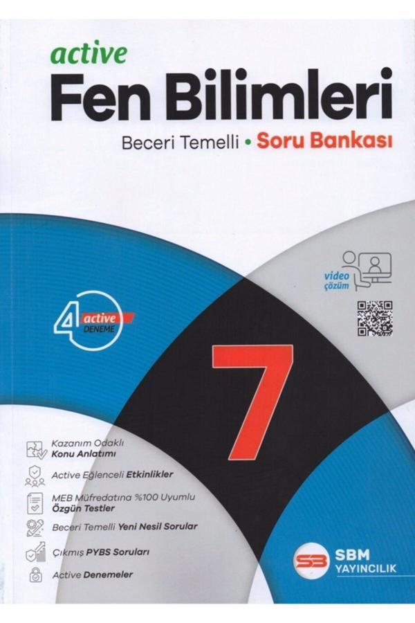 Sbm 7.Sınıf Active Fen Bilimleri Soru Bankası - Sbm Yayıncılık - Sbm Yayınları - Image 1