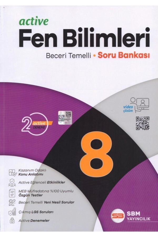 Sbm 8.Sınıf Active Fen Bilimleri Soru Bankası - Sbm Yayıncılık - Sbm Yayınları - Image 1