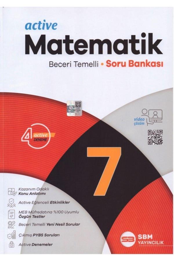 Sbm 7.Sınıf Active Matematik Soru Bankası - Sbm Yayıncılık - Sbm Yayınları - Image 1