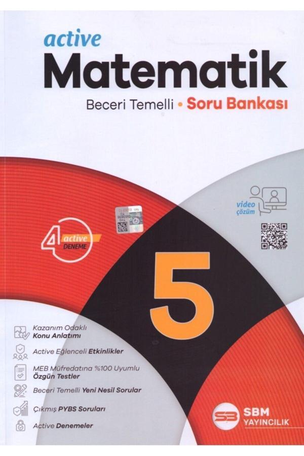 Sbm 5.Sınıf Active Matematik Soru Bankası - Sbm Yayıncılık - Sbm Yayınları - Image 1