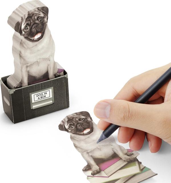 Mustard Dog in a Box Kitap Ayracı - Image 1
