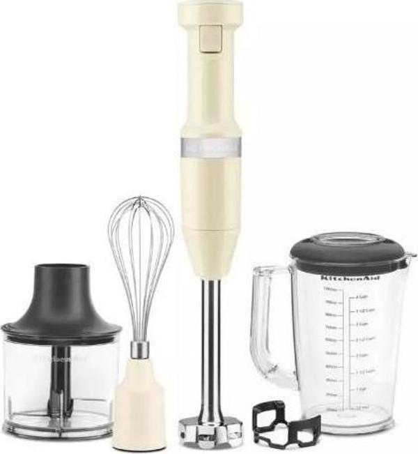 KitchenAid 5KHBV83EAC El Blender Seti - Almond Cream - Image 1