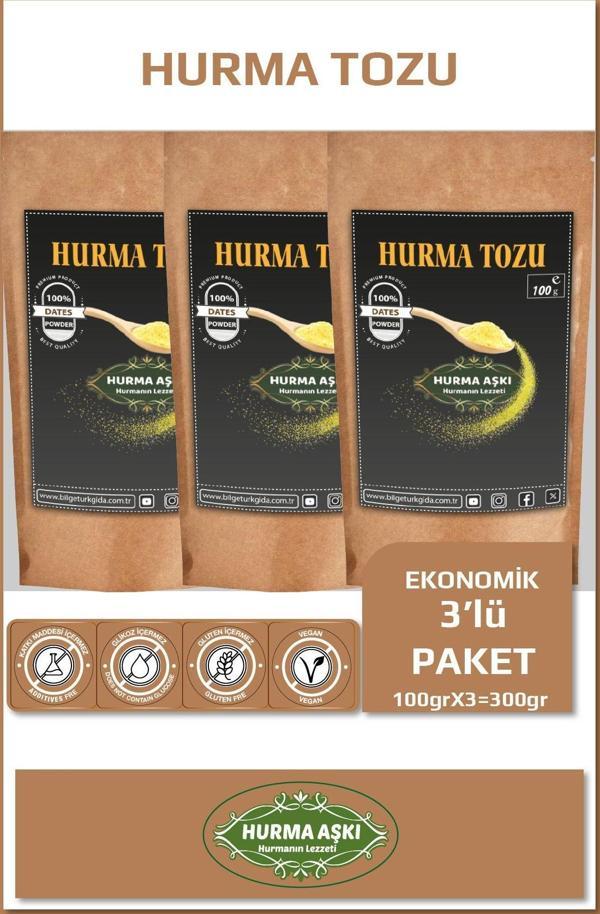 Hurma Aşkı Hurma Tozu 3X100Gr - Image 1