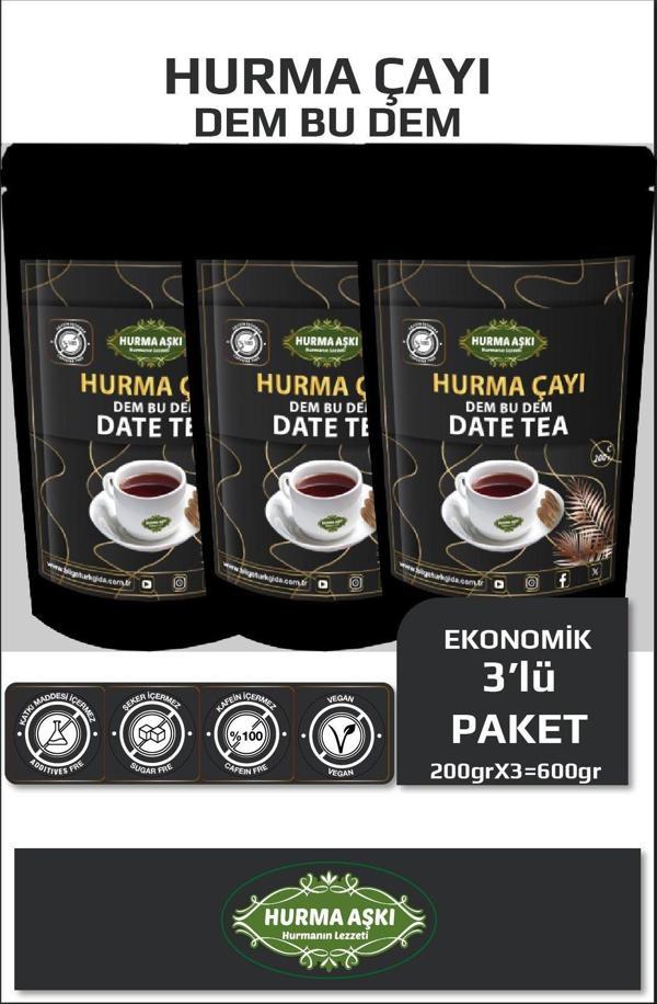 Hurma Aşkı Hurma Çayı Dem Bu Dem 200Grx3=600Gr - Image 1