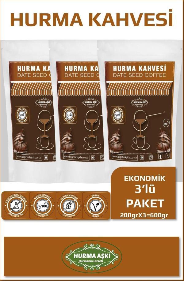 Hurma Aşkı Hurma Kahvesi 200Grx3=600Gr - Image 1