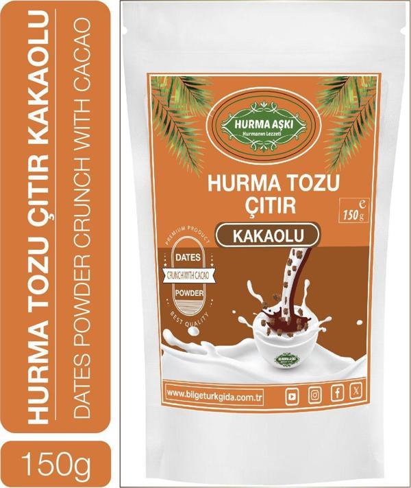 Hurma Aşkı Hurma Tozu Çıtır Kakaolu 150 Gr - Image 1