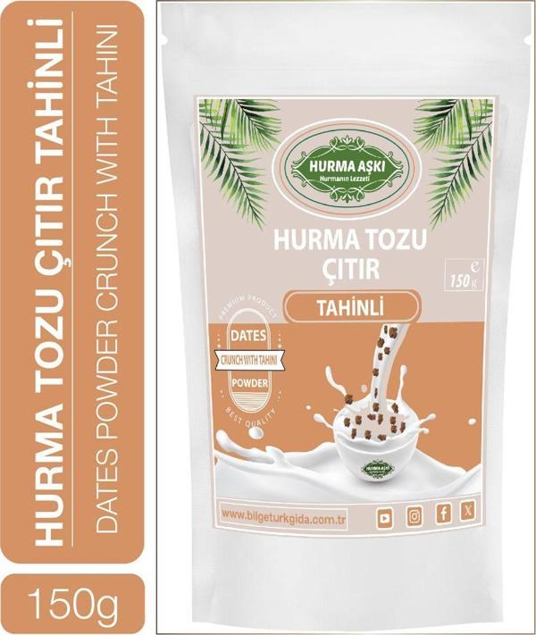 Hurma Aşkı Hurma Tozu Çıtır Tahinli 150 Gr - Image 1