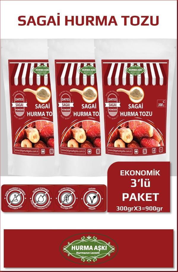 Hurma Aşkı Hurma Tozu Sagai 300Grx3=900Gr - Image 1