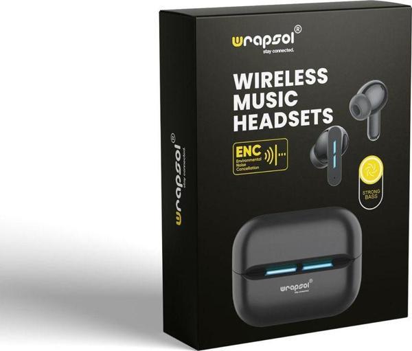 Wrapsol 5.4 Bluetooth Kulaklık Enc Gürültü Engelleme True Wireless Music Headsets - Image 1