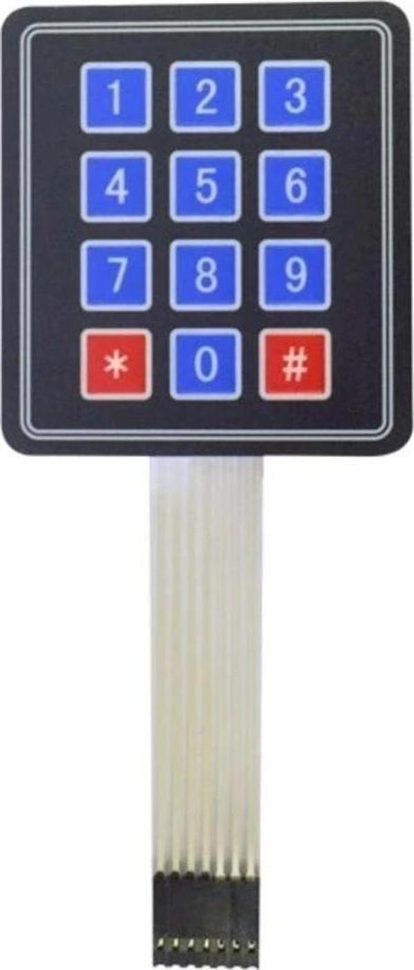 3X4 Membran Tuş Takımı - Keypad - Image 1