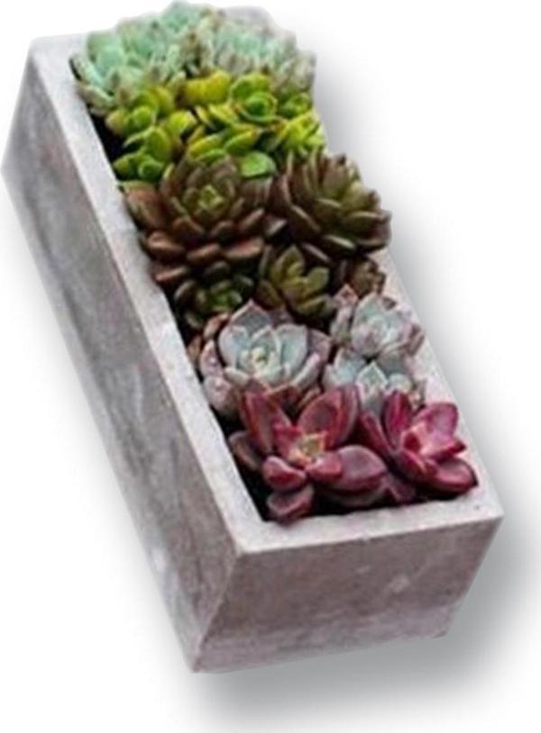 Döküm Beton Hediyeli Silikon Kalıp 143x63x46mm No:11  - Image 1