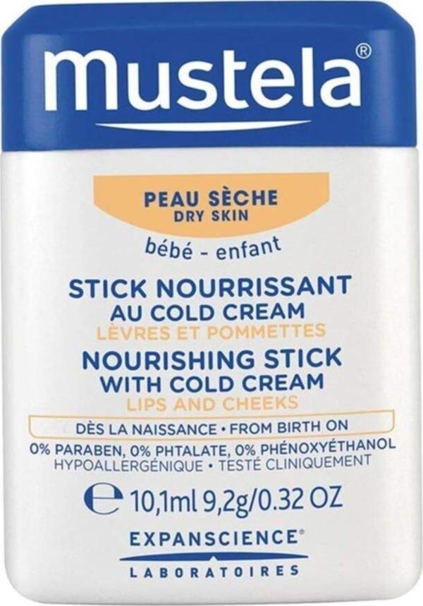 Mustela Cold Cream Içeren Nemlendirici Stick 10 Gr - Image 1