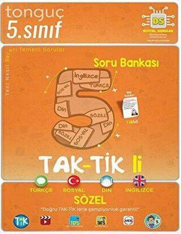 5.Sınıf Taktikli Sözel Soru Bankası - Tonguç Akademi - Image 1
