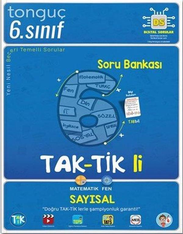 6.Sınıf Taktikli Sayısal Soru Bankası - Tonguç Akademi - Image 1