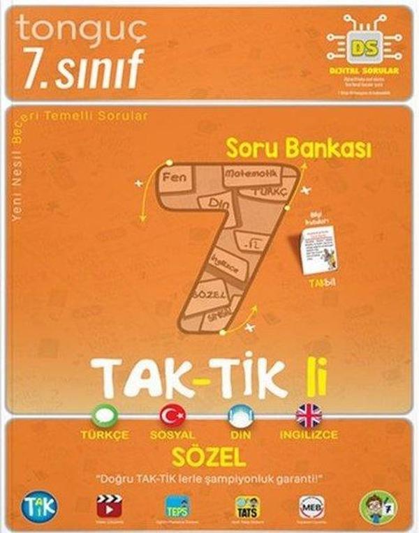 7.Sınıf Taktikli Sözel Soru Bankası - Tonguç Akademi - Image 1