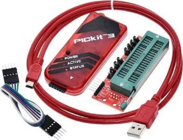 PİCKİT 3 PİC PROGRAMLAMA KARTI VE DİP ÇEVİRİCİ ADAPTÖR KARTI - Image 1