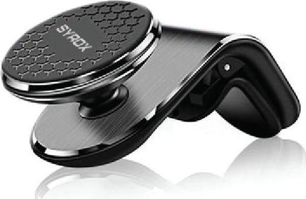 Syrox PH38 Açı Ayarlı Mıknatıslı Araç İçi Telefon Tutucu - Siyah - Image 1