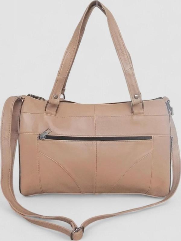 Lederax Hakiki Deri Beş Bölmeli Kadın El ve Omuz Çantası LD332 - Image 1