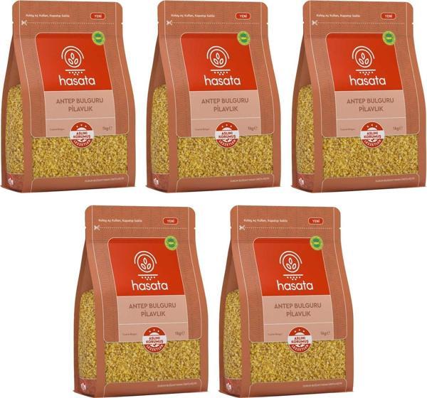Hasata Antep Bulguru Pilavlık 1 kg x 5 Adet - Image 1