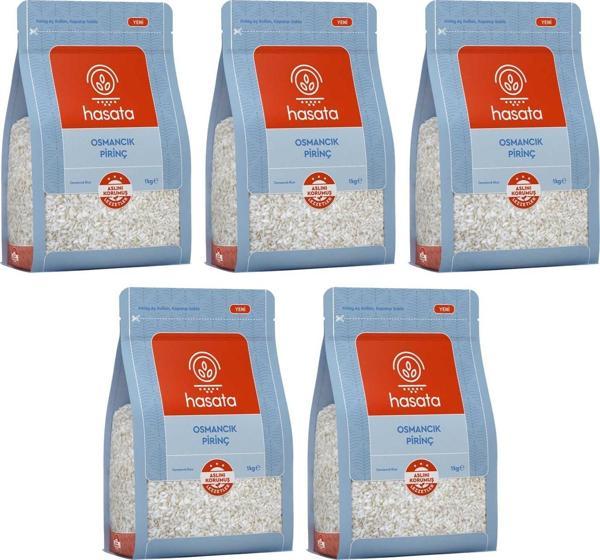 Hasata Osmancık Pirinç 1 kg x 5 Adet - Image 1