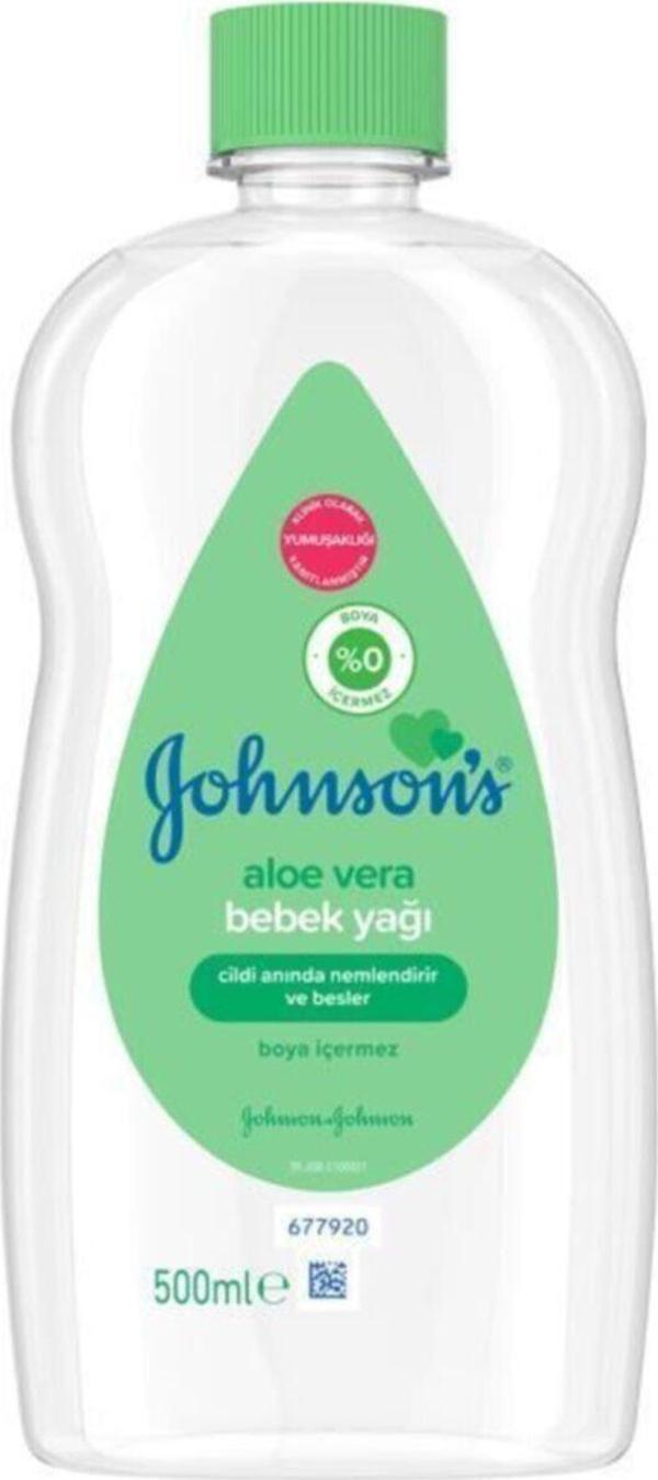 Johnson'S Aloe Vera Bebek Yağı 500 Ml - Image 1