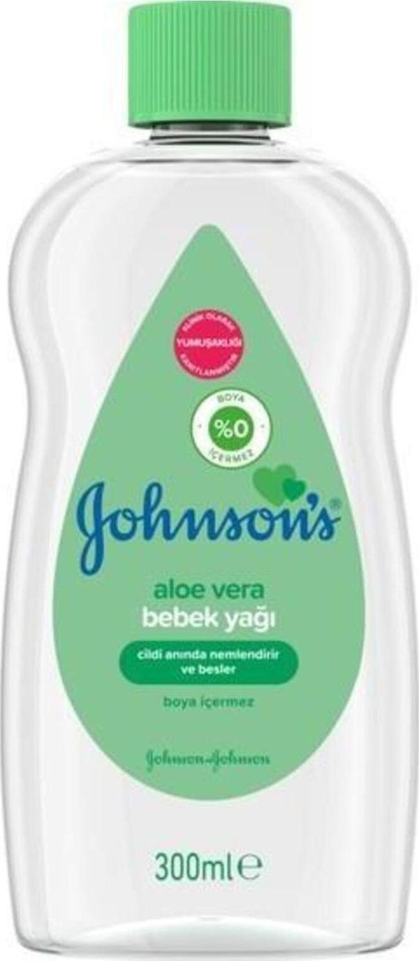 Johnson'S Johnsons Aloe Vera Özlü Bebek Yağı 300 Ml - Image 1