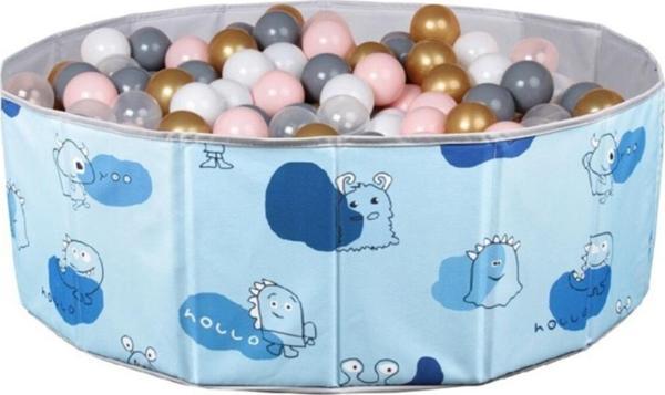 Baby Marine Katlanabilir Top Havuzu Oyun Alanı Oyun Halısı Ve 150 Adet 5 Renk Top Mavi - Image 1