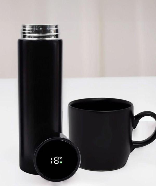 Trendmiya 500Ml Dereceli Termos & Kupa Hediye Seti - Image 1