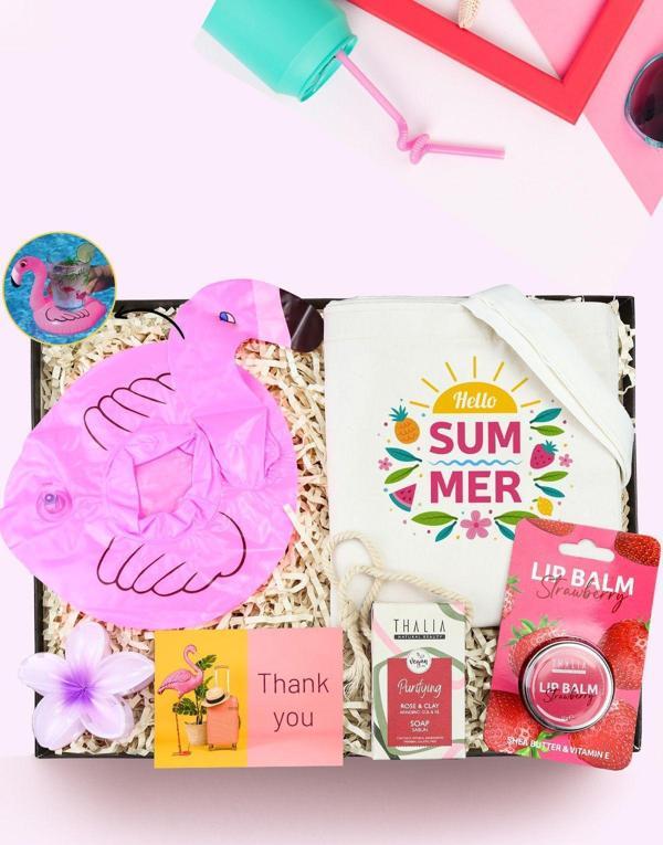 Trendmiya Bardak Tutucu Havuz Simiti & Bez Çanta & Lotus Toka & Sabun & Lipbalm Hediye Seti - Image 1