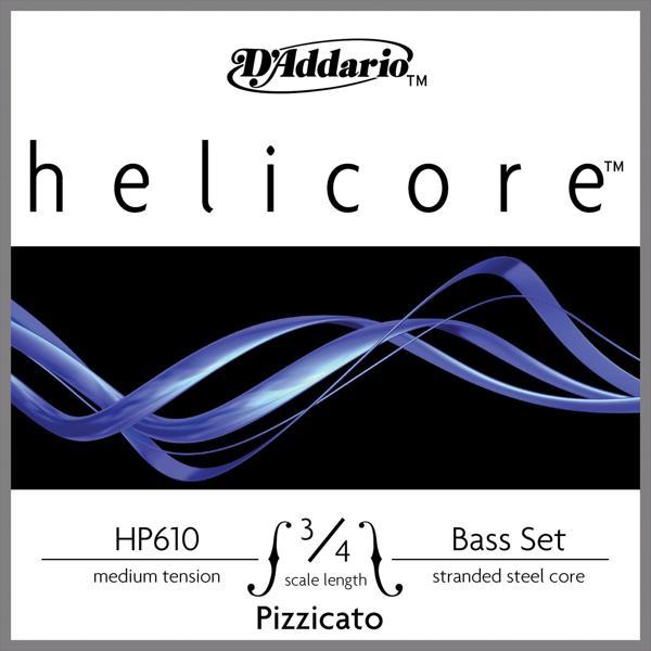 KONTRABAS TEL SETİ, HELICORE, SCALE 3/4, PIZZICATO - Image 1