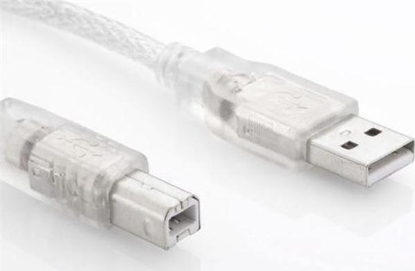 S-LINK SL-U2003  3m Şeffaf USB2.0 Yazıcı Kablosu - Image 1