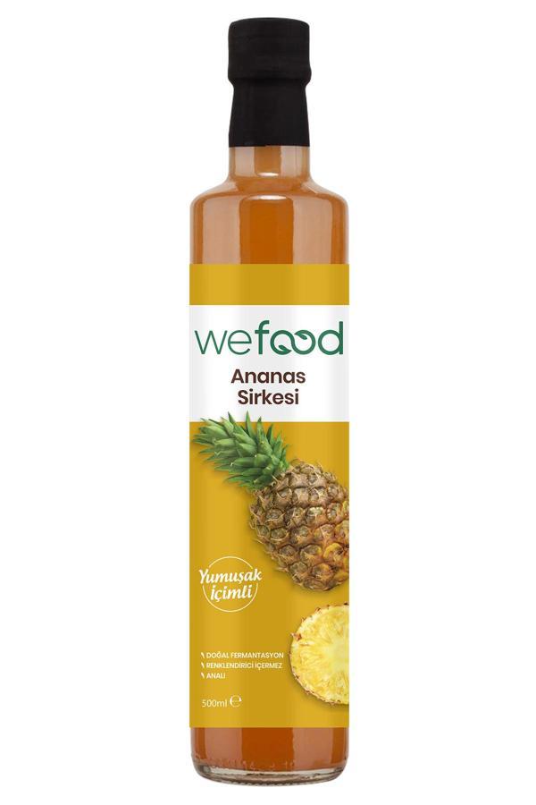 Wefood Ananas Sirkesi 500 ml (Doğal Fermantasyon) - Image 1