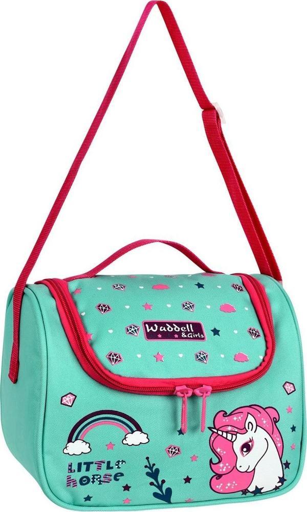 Waddell Lisanslı Little Horse Mint Yeşili Desneli Beslenme Çantası - Image 1